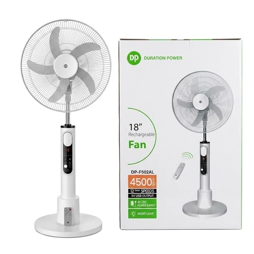 پنکه برقی و شارژی دی پی مدل DP-F502Al