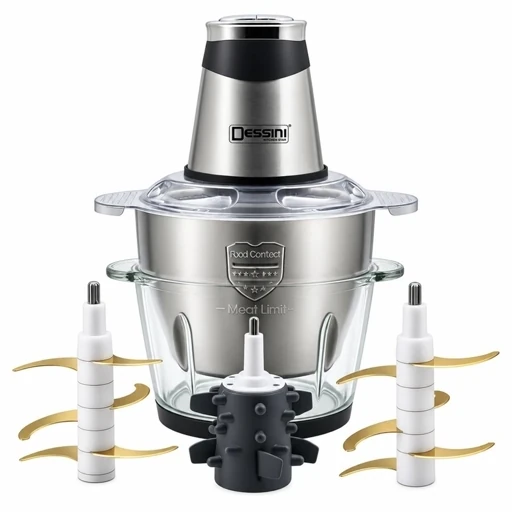 خردکن 2 کاسه دسینی ایتالیا مدل KD-008 ظرفیت 3 لیتر